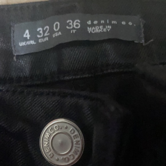 waxed denim pants - Picture 3 of 3